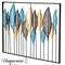 Uniquewise Multicolor Leaf Artistry Metal Wall Dcor QI004638 - alternate 5